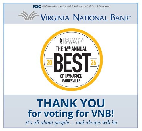 Winner of Best Bank in Haymarket Gainesville
